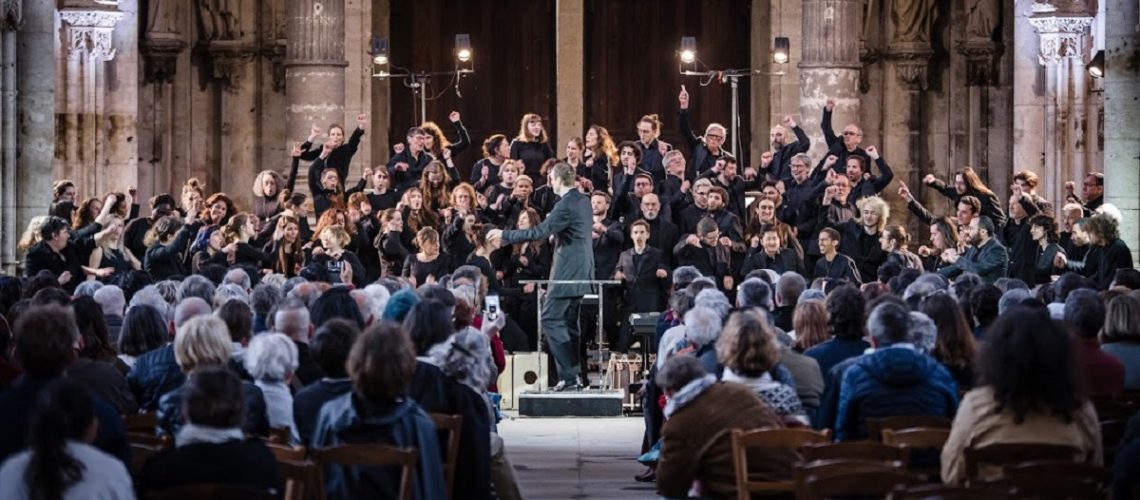 concert partagé 24 avril 2022 à l'abbatiale Saint Ouen (Rouen)  avec le Chœur et Orchestre Sorbonne Université